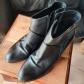 Bottines noires cuir taille 39 freeflex