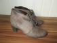 Chaussure bottines marron � lacets cuir vieilli Mephisto 4.5eur 37.5Fr 7us talon