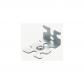 Equerre universelle entraxe 25mm acier LMC EQU1088