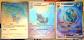 Cartes Pok�mons Carapuce Carabaffe Tortank Ex 151 EV3.5 MINT