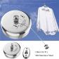Corde � Linge R�tractable T�lescopique 2,8M Acier Inoxydable Invisible Ext�rieur