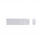 Pack clavier souris filaire   BLUESTORK   KB Mac   Compatible Mac   Blanc