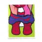 AUTOCOLLANT   SUPERMAN : SUPER HEROS FUN HUMOUR - STICKERS