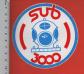 SUB 3000 FRANCE   PLONGEE SOUS MARINE   SCAPHANDRE   DIVING    AUTOCOLLANT