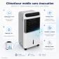 Climatiseur Sans Evacuation Mobile Humidificateur   14 m2   65 DB   mode nuit