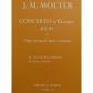 Fl�te pour piano Johann Melchior Molter Concerto en sol majeur 1976