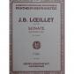 Loeillet J. B. Sonate en r� mineur fl�te hautbois piano 1962