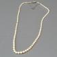 BIJOU   collier de fausse perle   fermoir en argent #34