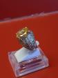 Bague en argent massif 925 minerve et pierre � d�finir T51