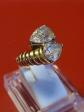 Bague Toi et Moi en argent massif 925  Pl Or Vermeil pierres � d�finir T52