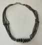 Pakistan collier tribal ancien multi rangs pierres R�gion Swat   Indus 1900 1930