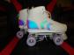Rollers ou patin a roulettes marque Oxelo  de couleur blanc taille 38 �tat neuf.