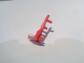 Lego Minifigure, Utensil Hand Truck Frame 2495 Rouge Red