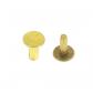 Lot de 10 rivets en laiton pour poign�e de couteau   Diam�tre 8mm   Gobin Daud�