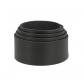 Sangle en cuir de vachette lisse   NOIR R34   �p 2,3mm