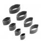 Lot de 8 emporte pi�ces marquise � frapper ou � presser   Ivan 3963 25