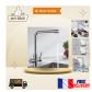 CECIPA PURE I: Robinet Cuisine 3 Voies en Acier Inoxydable, Bec Pivotant 360�