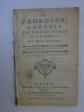PALAPRAT, Jean de. Le Grondeur. Com�die 1774