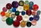 Lot de 30 boutons vintage 17 � 33 mm   Plastique et galalithe multicolores