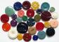 Lot de 30 boutons vintage 12 � 36 mm   Plastique et galalithe multicolores
