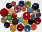 Lot de 30 boutons vintage 12 � 37 mm   Plastique et galalithe multicolores