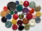 Lot de 30 boutons vintage 17 � 43 mm   Plastique et galalithe multicolores