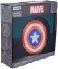 Paladone Marvel   Captain America   Lampe chevet bureau Bouclier lumineux 16 cm