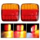 2x Feu Arri�re LED 12V Remorque Caravane Camion Fourgon Universelle Homologu�