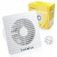 100mm Ventilateur de Salle de Bain, Extracteur d'Air avec Minuterie R�glable