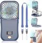 Ventilateur portable rechargeable, mini ventilateur USB, ventilateur de poche, v