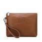 Pochette Sac � Main Homme Cuir PU Grand Portefeuille Fermeture Eclair Lani�re