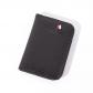Portefeuille Porte Carte Bancaire Ultra Fin Cuir PU Noir Slim Homme Mini L�ger