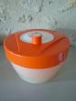 Essoreuse � salade TRIUMPH, Vintage 70's,  Plastique Orange Et Blanc