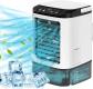 Rafra�chisseur d Air Portable Mini Climatiseur Bureau Humidificateur 900ml USB