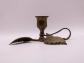 Ancien rat de cave laiton dor�, d�cor 3 feuilles, vintage, collection vin