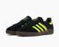 Adidas Gazelle Indoor JR3841 Core Black Gold Metallic Suede   Neuf Bo�te