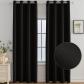 Lot De 2 Rideau Occultant, 140x260 CM, Rideau Thermique Isolant Anti Froid