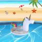 Bou�e de natation gonflable licorne