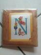 Kit complet Lettre N Ours de Lanarte au point de croix (toile a�da)