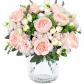 Lot de 4 bouquets de pivoines artificielles   Bouquet de pivoines artificielles