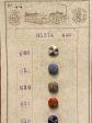 Couture & Plaquette de Boutons & Vers 1900-1930 & Mode & Ancien & France