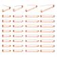 200 Pcs Fermoirs � Broche Attaches �pingles De S�curit� (25-30-35-40mm, Or Rose)