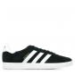 Chaussures Baskets adidas unisexe Gazelle Noir Noire Cuir Lacets