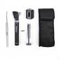 Mini Otoscope � Fibre Optique Noir avec LED L�ger avec Outils de Soins