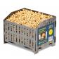 Br�leur � granul�s de bois pour po�le � bois ou chemin�e ouverte, acier su�d...