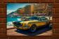 Plaque M�tal Vintage Mustang Am�ricaine D�co Garage Atelier Cave 20x30cm