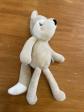 Peluche Doudou Renard Beige Blanc Joue Rose Yeux Ferm� 20cm B�b� Douceur Leclerc