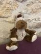 Doudou Peluche Cheval Ane Poney Bebe B�b� Reve R�ve  Casino   Marron Chin� Beige