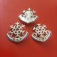 3 Insignes Montagne Ski Ourson Flocon Etoile Decat Fournier Jardin d'enfants