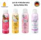 Lot de 4 D�odorants Spray Balea Mix   Protection & Parfum F�minin   4x200ml